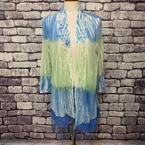 Reba No Close Cardigan Size Medium